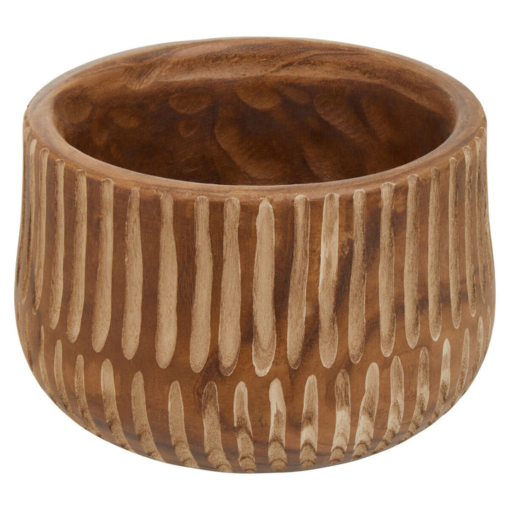 Arlo Large Wooden Planter - Brown & Natural Premier 1