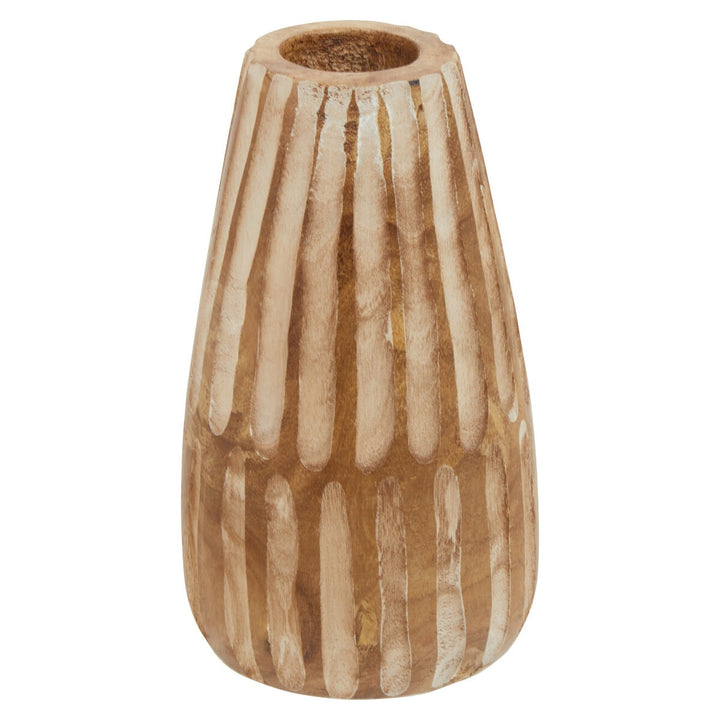 Arlo Large Wooden Engraved Vase Premier 1