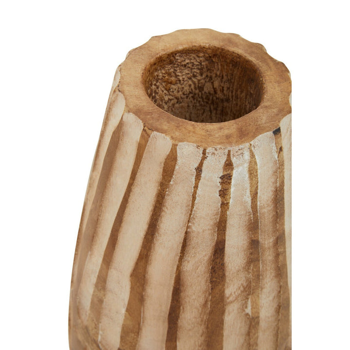 Arlo Large Wooden Engraved Vase Premier 5