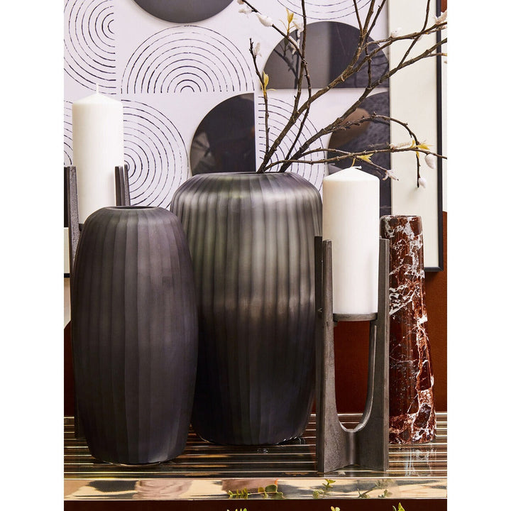 Dante Small Candle Holder - Grey Finish Premier 3