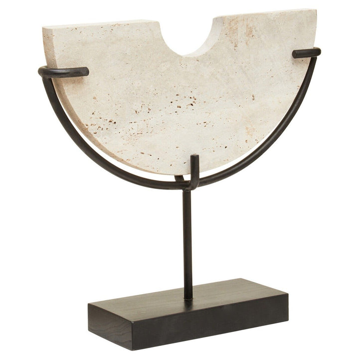 Tibor Small Sculpture - Travertine Premier 3