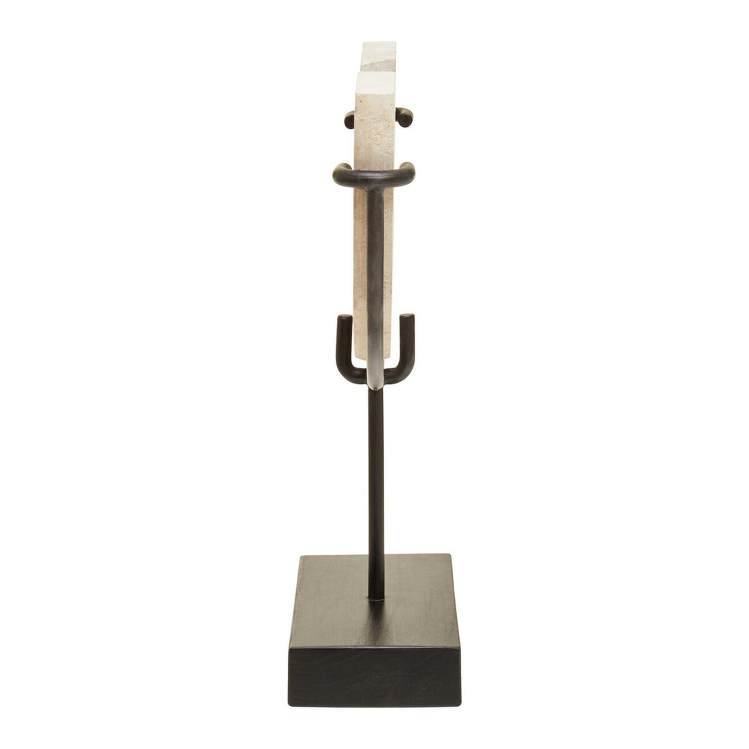 Tibor Small Sculpture - Travertine Premier 4