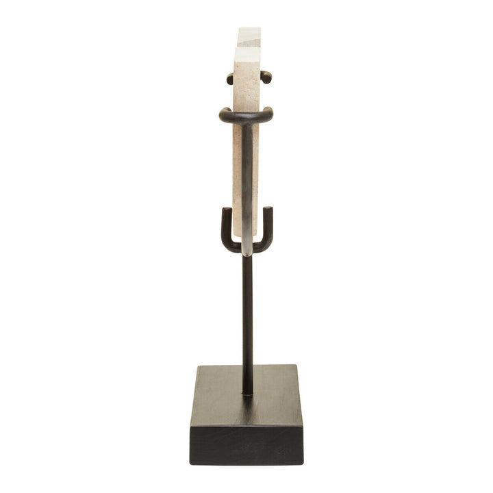 Tibor Small Sculpture - Travertine Premier 4