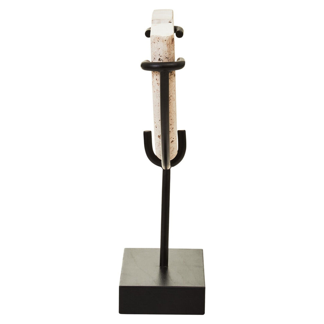 Tibor Small Sculpture - Travertine Premier 5