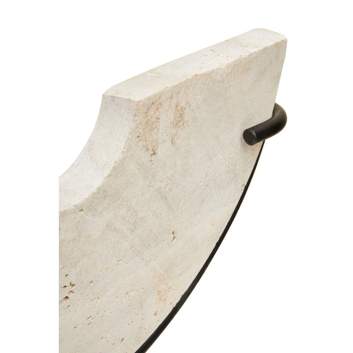 Tibor Small Sculpture - Travertine Premier 9