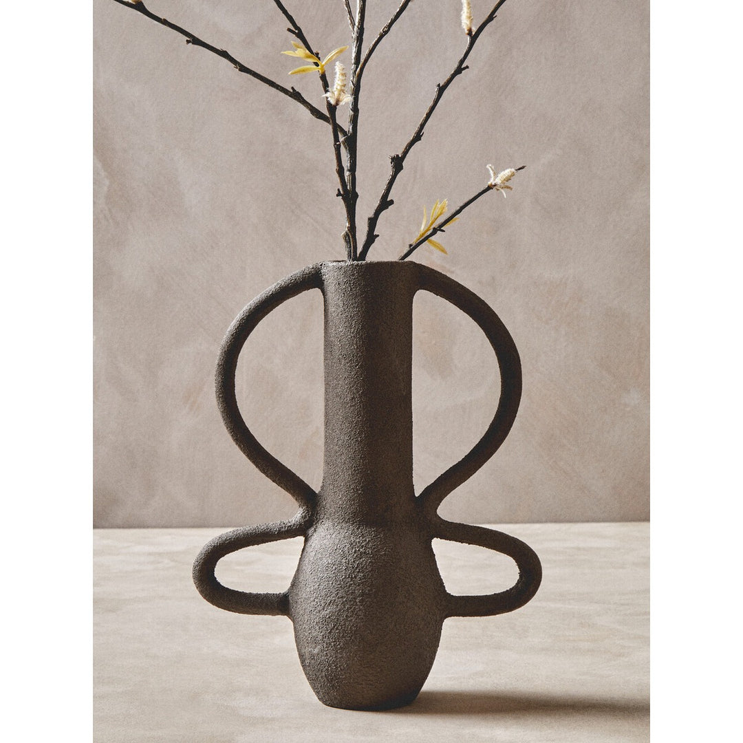 Deriva Small Textured Vase - Grey Premier 5