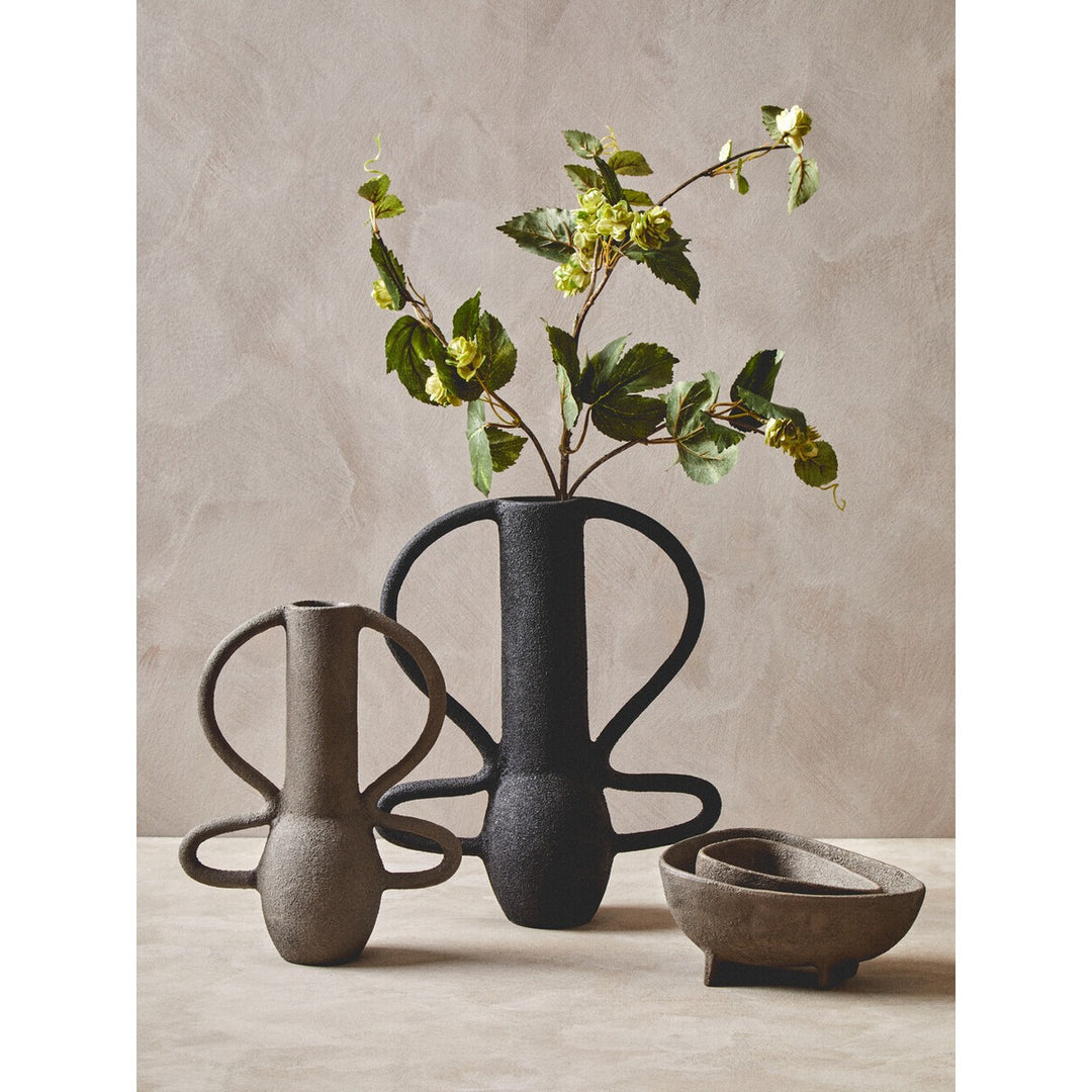 Deriva Small Textured Vase - Grey Premier 3