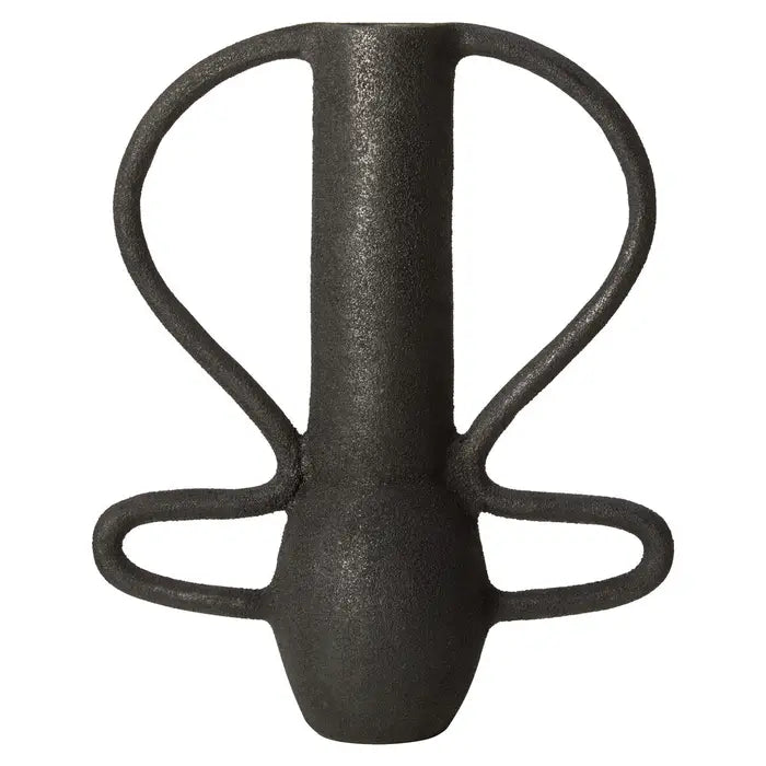Deriva Large Textured Vase - Black Premier 1