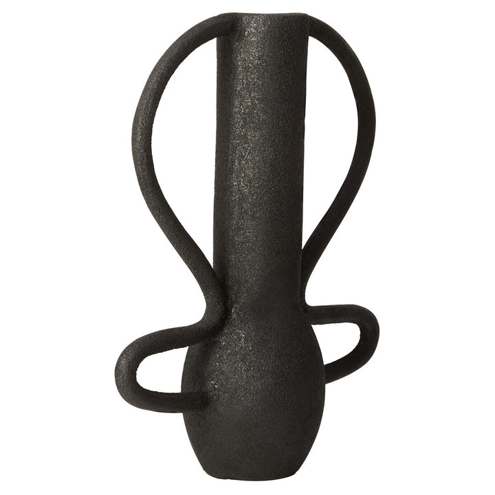 Deriva Large Textured Vase - Black Premier 6