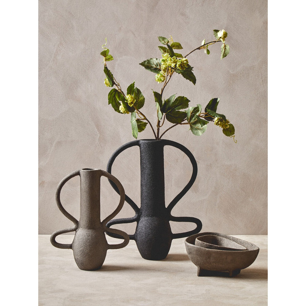 Deriva Large Textured Vase - Black Premier 2