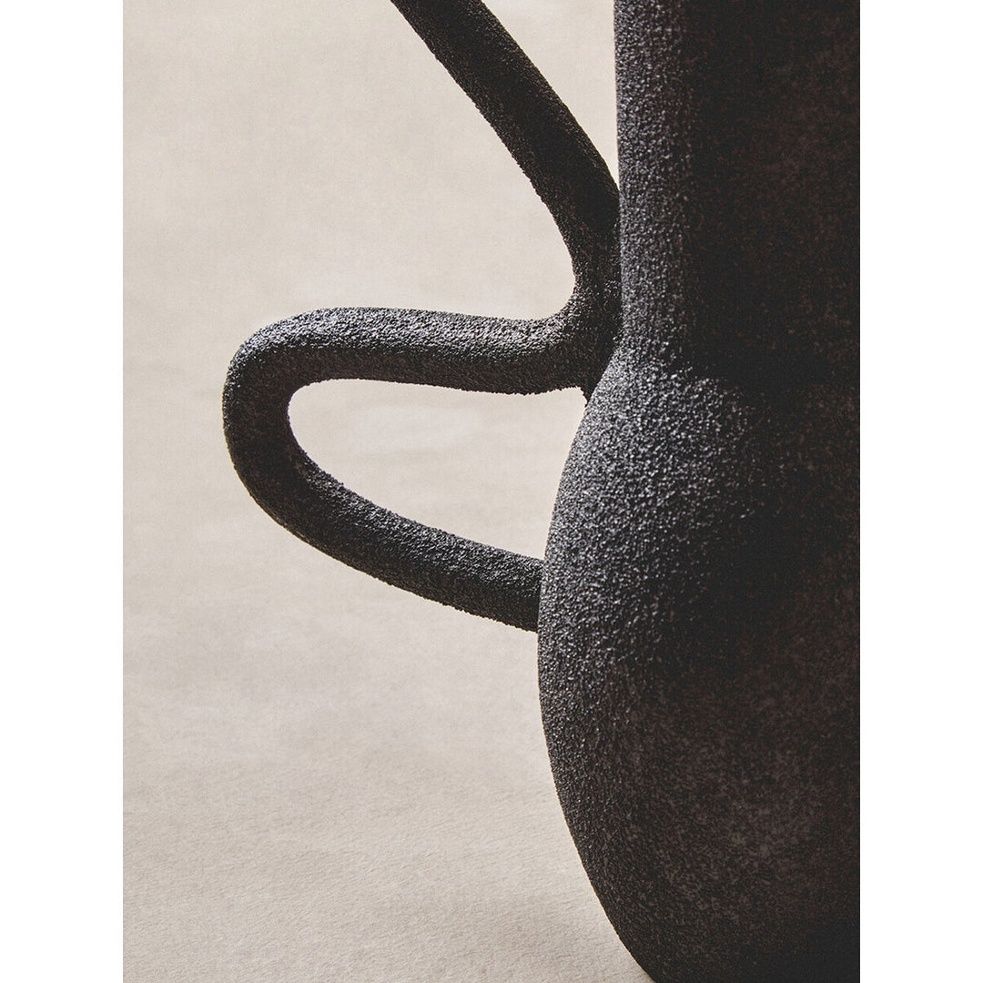 Deriva Large Textured Vase - Black Premier 4
