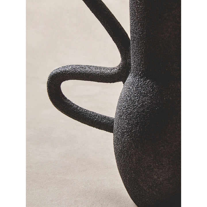 Deriva Large Textured Vase - Black Premier 4
