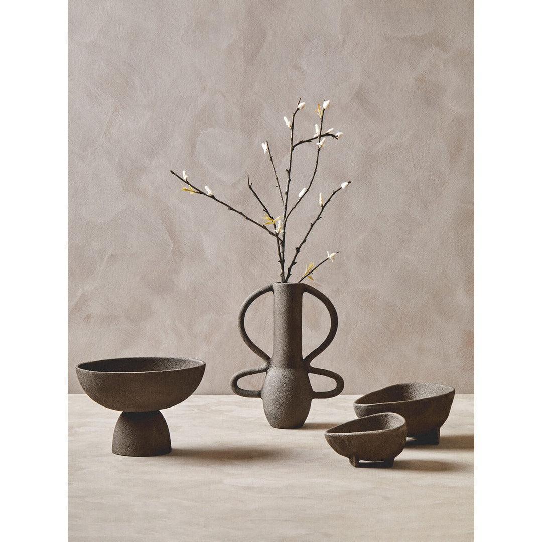 Deriva Set of 2 Textured Bowls - Grey Premier 3