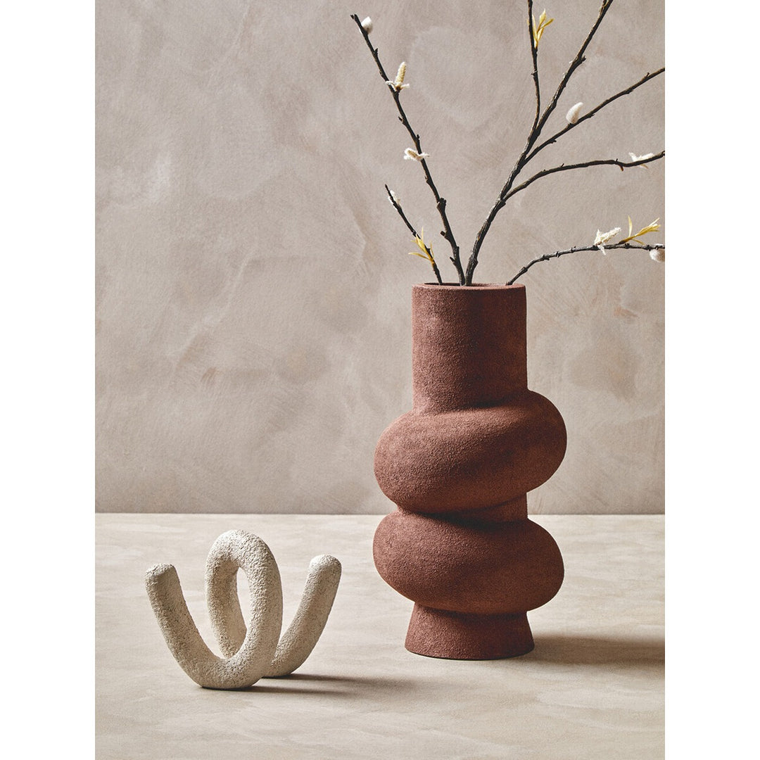 Dunas Large Textured Bubble Vase - Red Premier 4