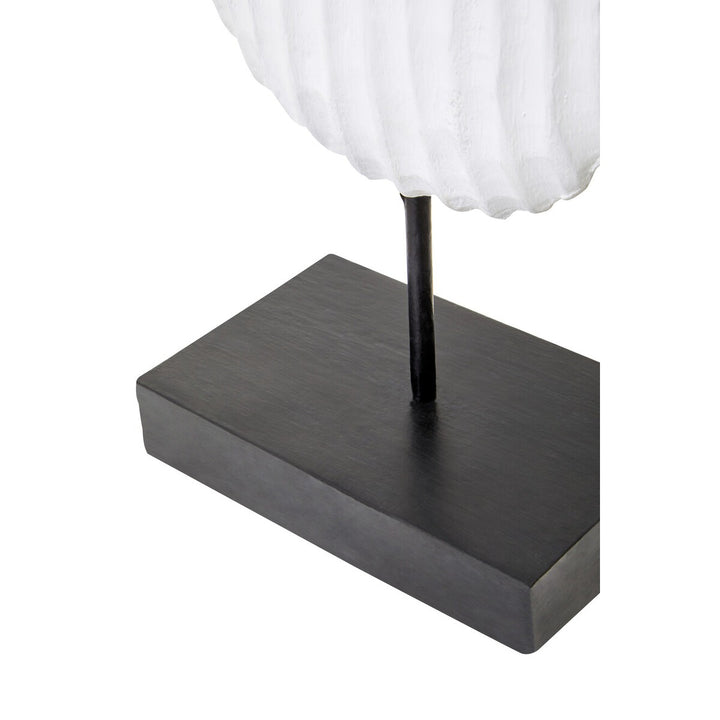 Fidel Oblong Sculpture - Black & White Mango Wood Premier 8
