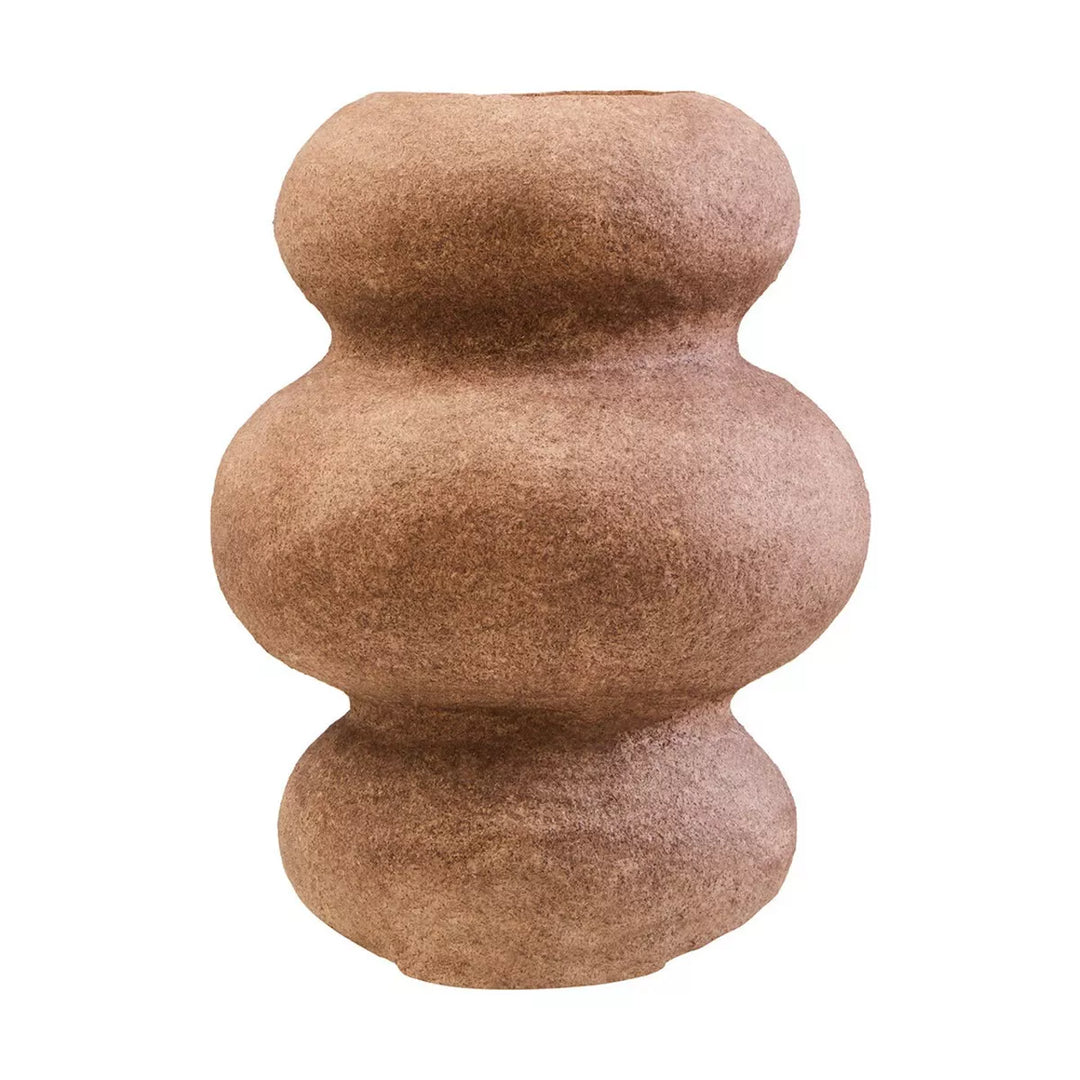 Sanai Cotton Mache & Coco Shell Bubble Vase