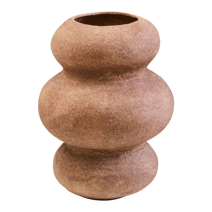 Sanai Cotton Mache & Coco Shell Bubble Vase