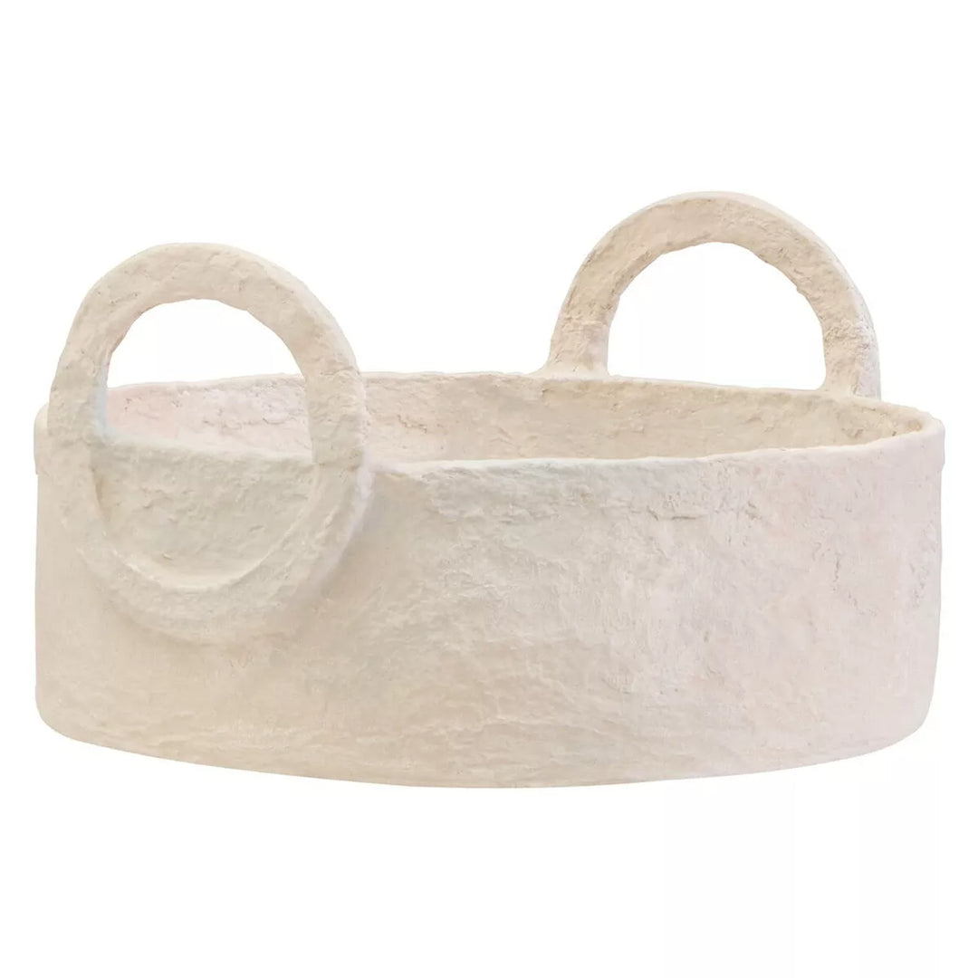 Sanai Cotton Mache Round Tray