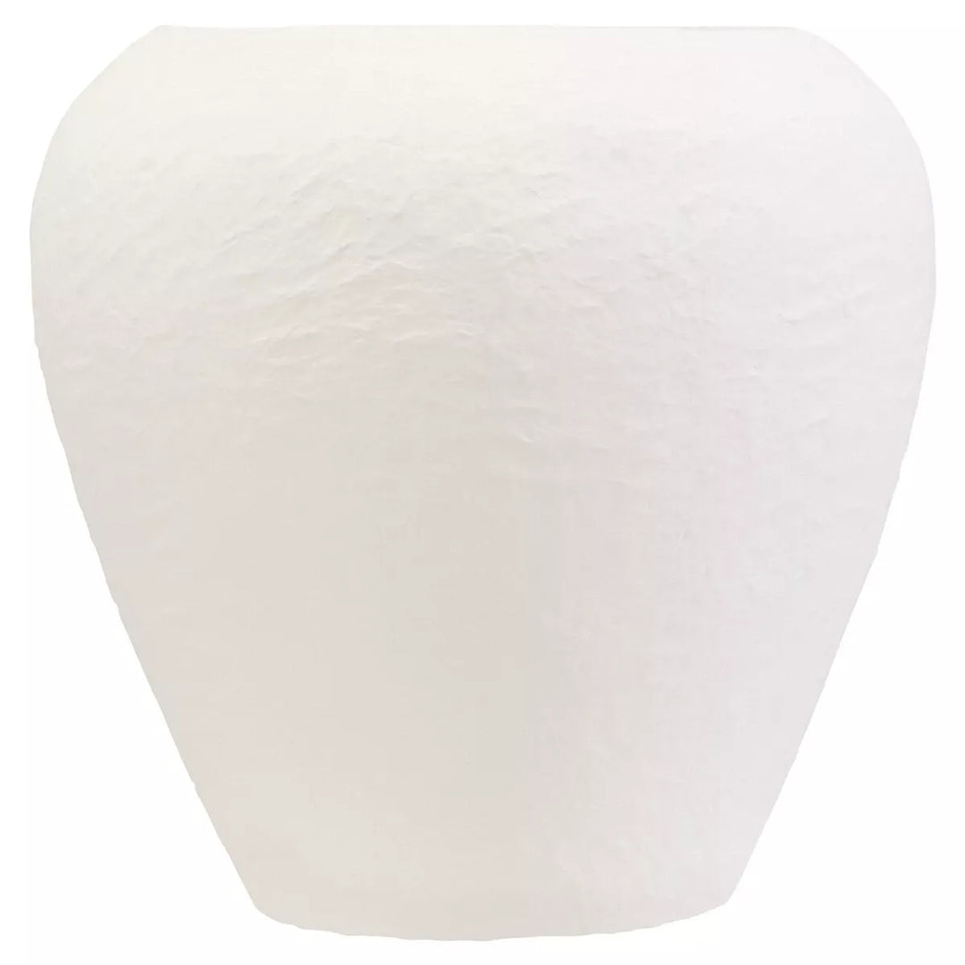 Sanai Cotton Mache Large Planter - White