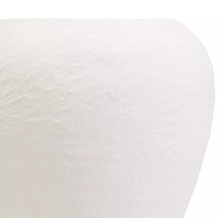 Sanai Cotton Mache Large Planter - White