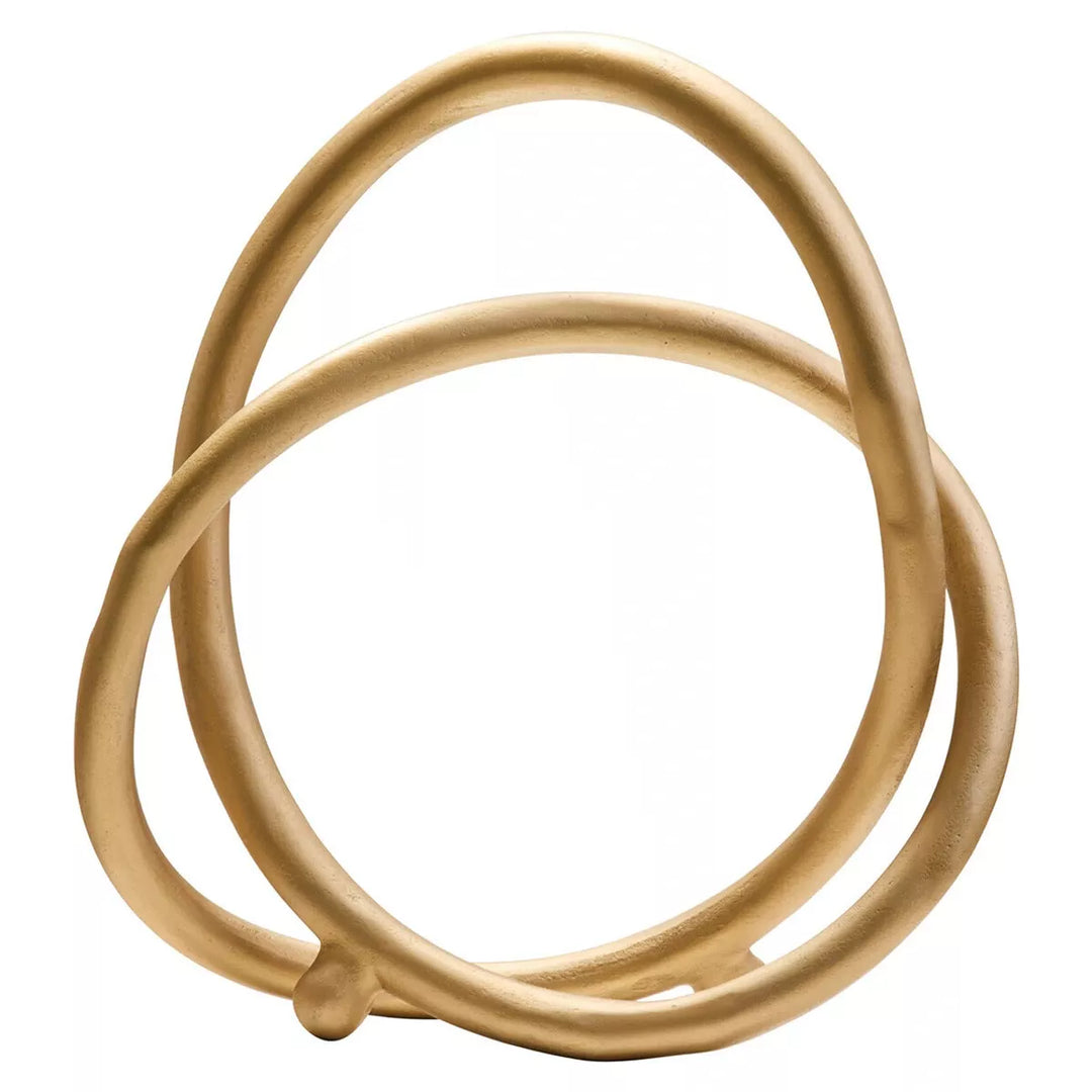 Prato Twist Sculpture - Matte Gold