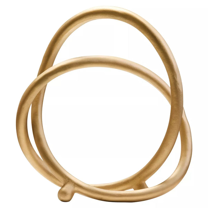 Prato Twist Sculpture - Matte Gold