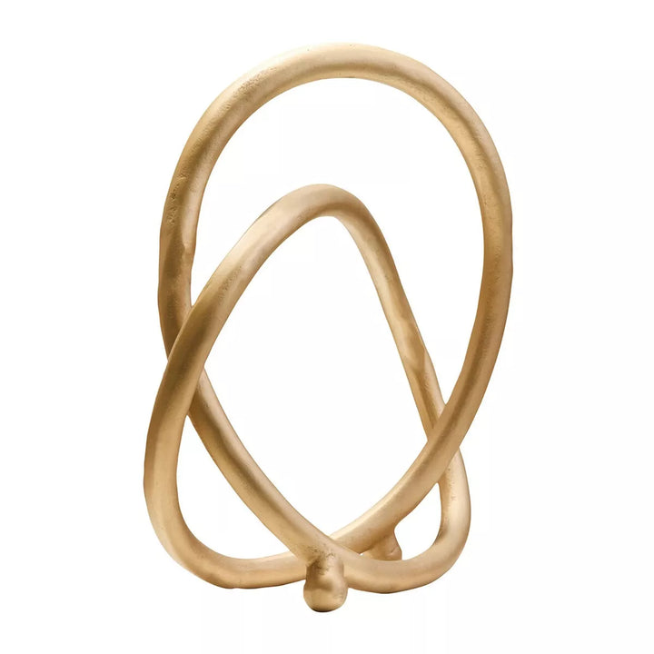 Prato Twist Sculpture - Matte Gold