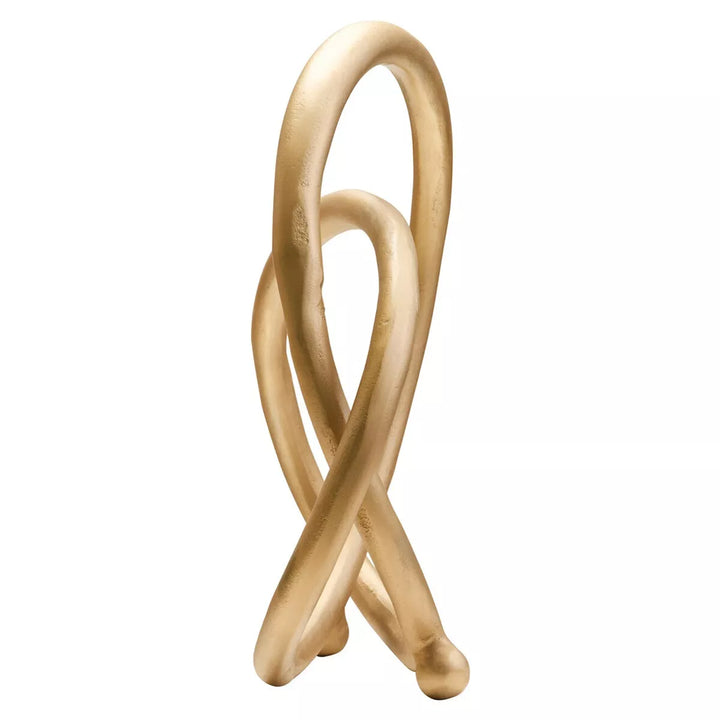 Prato Twist Sculpture - Matte Gold