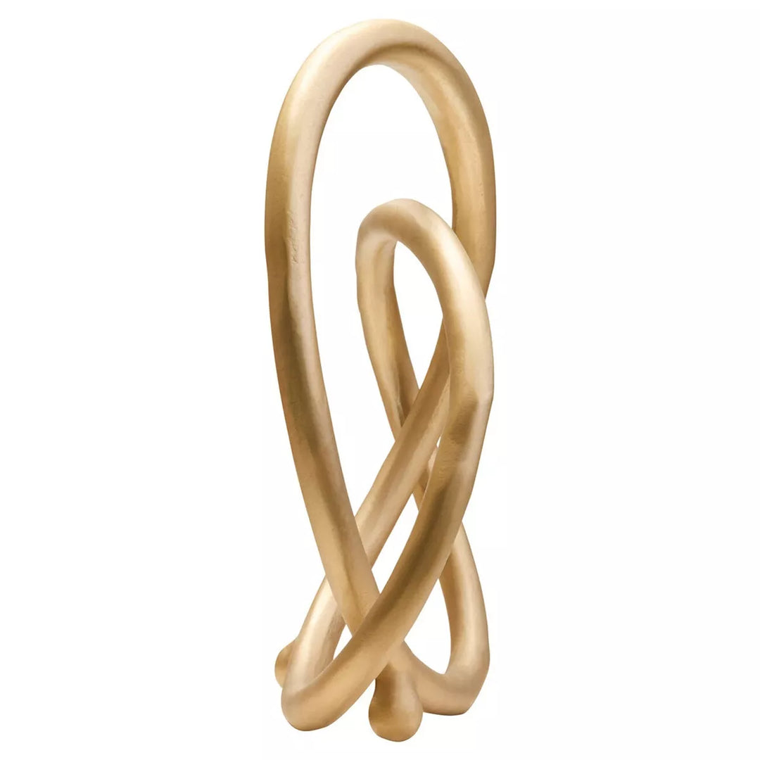 Prato Twist Sculpture - Matte Gold