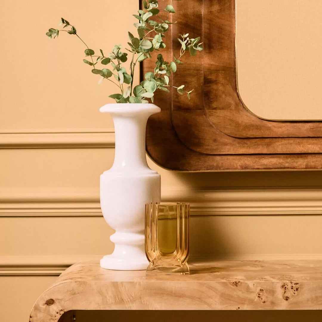Zoro White Marble Vase