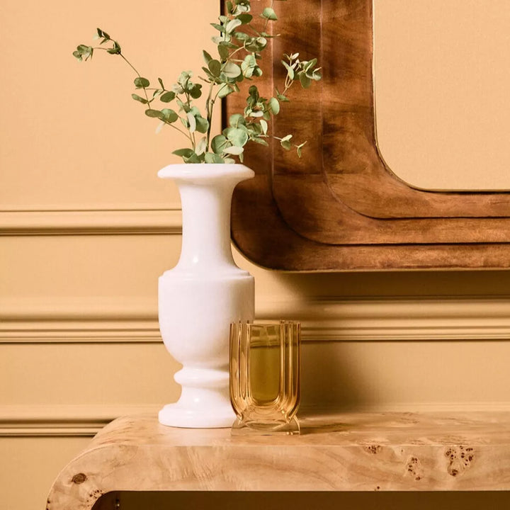Zoro White Marble Vase