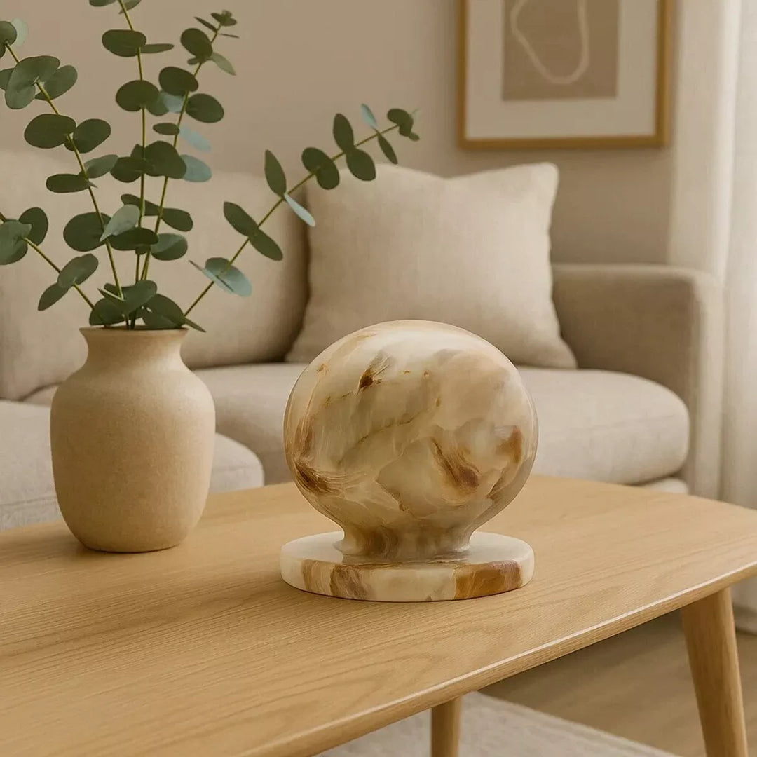 Oleena Onyx Ball Sculpture