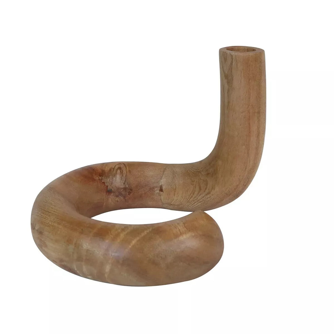 Arlo Natural Wood Candle Holder