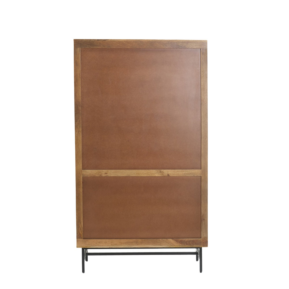 Dubaku Wooden Cabinet - Dark Brown Light & Living 2