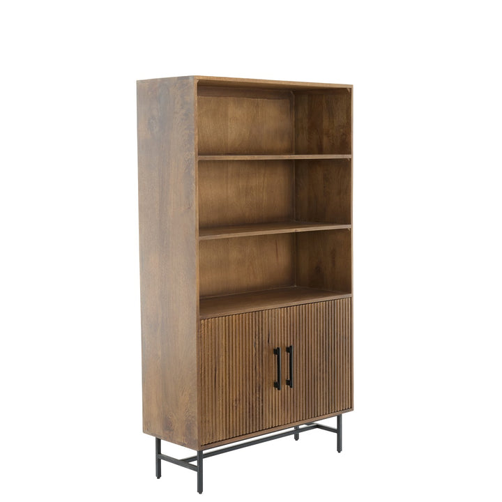 Dubaku Wooden Cabinet - Dark Brown Light & Living 3