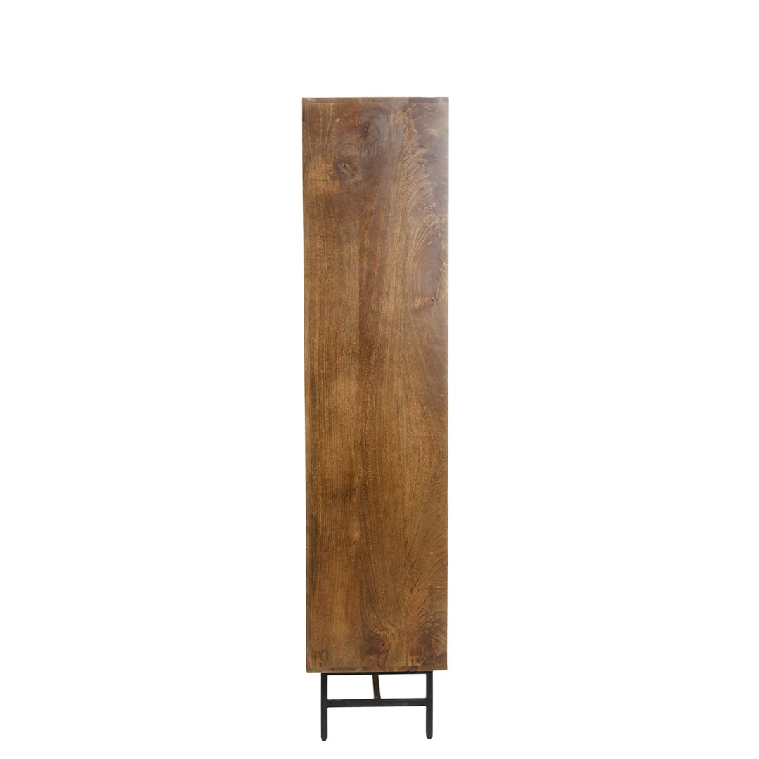 Dubaku Wooden Cabinet - Dark Brown Light & Living 4