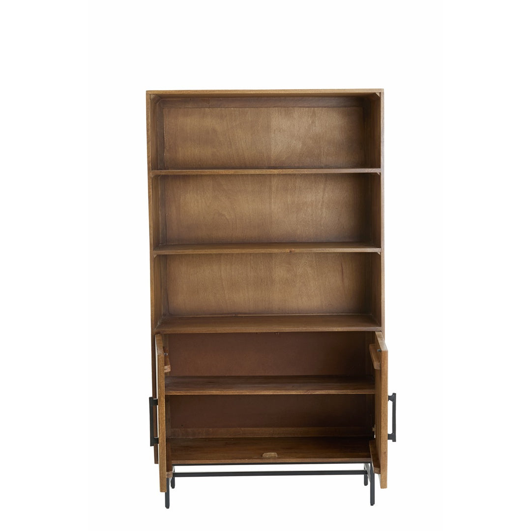 Dubaku Wooden Cabinet - Dark Brown Light & Living 5