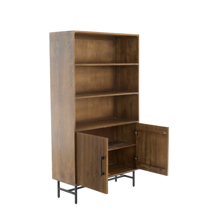 Dubaku Wooden Cabinet - Dark Brown Light & Living 6
