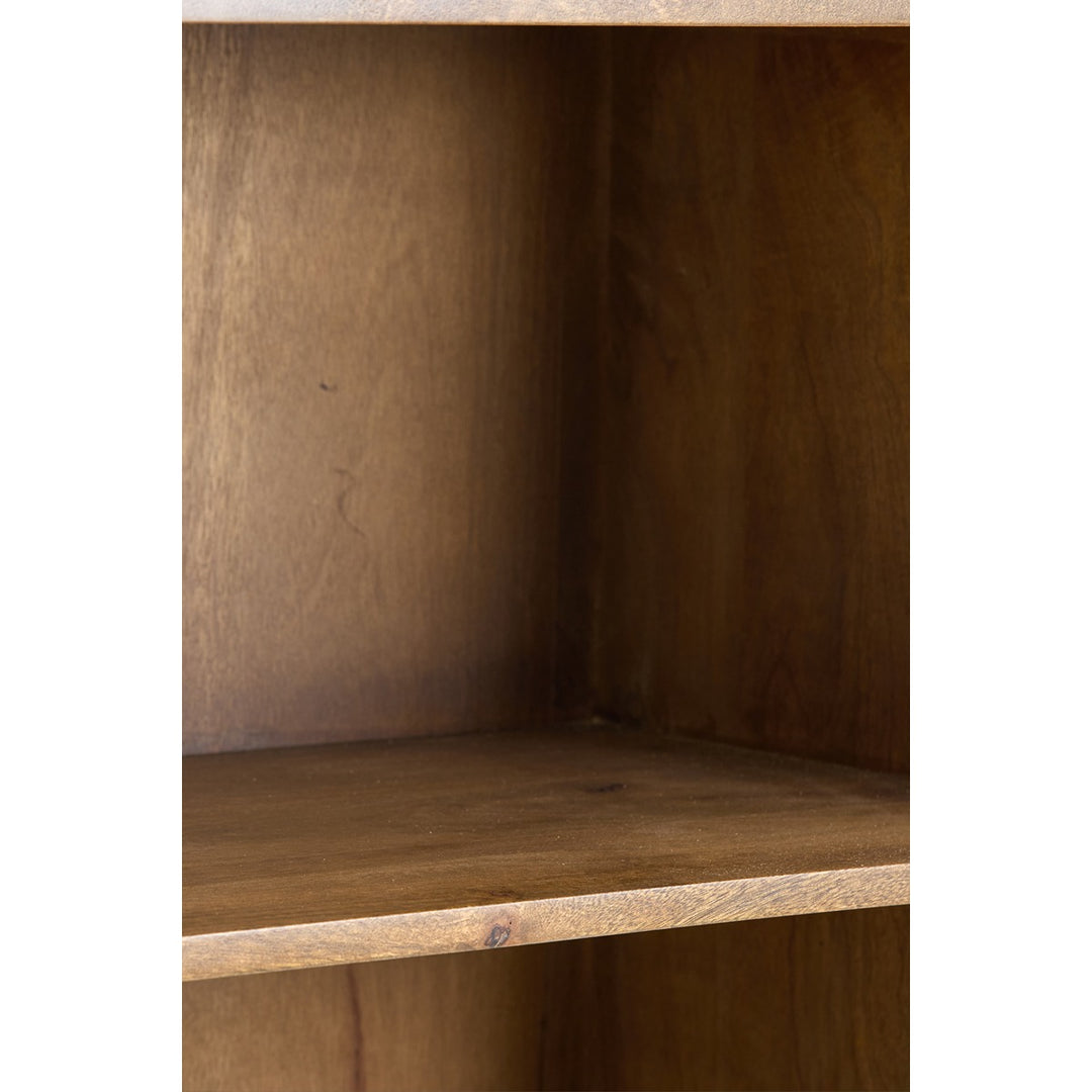 Dubaku Wooden Cabinet - Dark Brown Light & Living 9