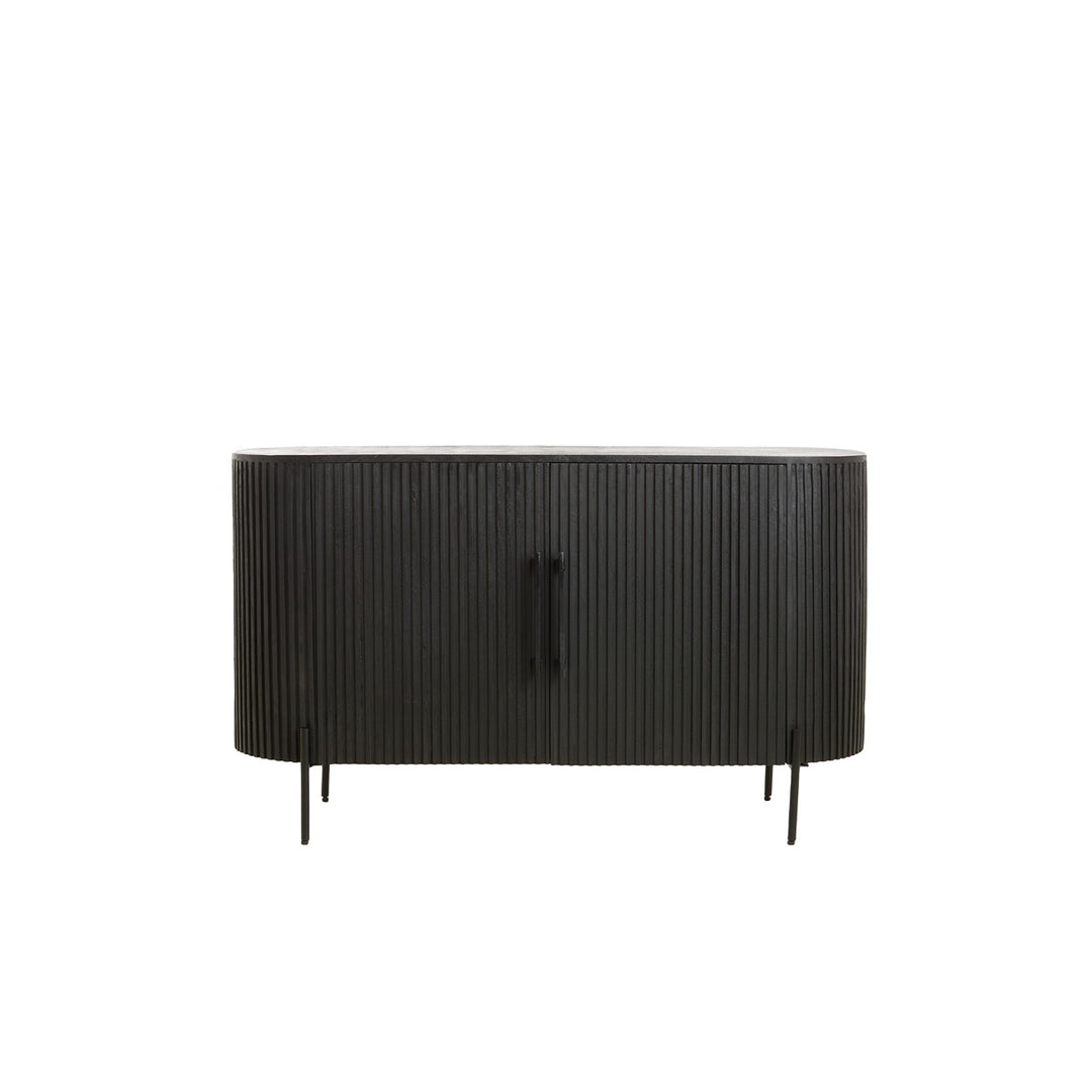 Dumosi Wooden 2 Door Sideboard - Black Light & Living 1