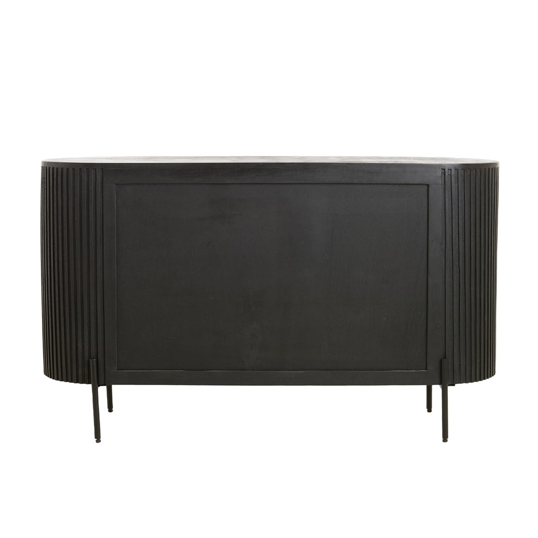 Dumosi Wooden 2 Door Sideboard - Black Light & Living 5