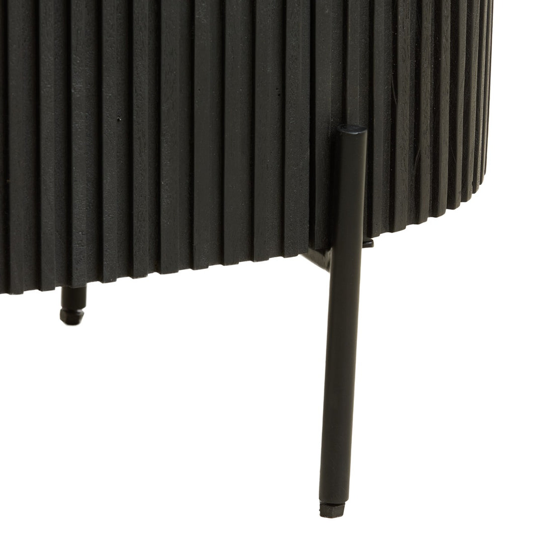Dumosi Wooden 2 Door Sideboard - Black Light & Living 11