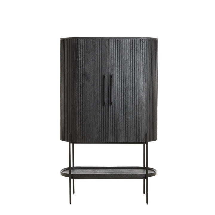 Dumosi Wooden Cabinet - Black Light & Living 1