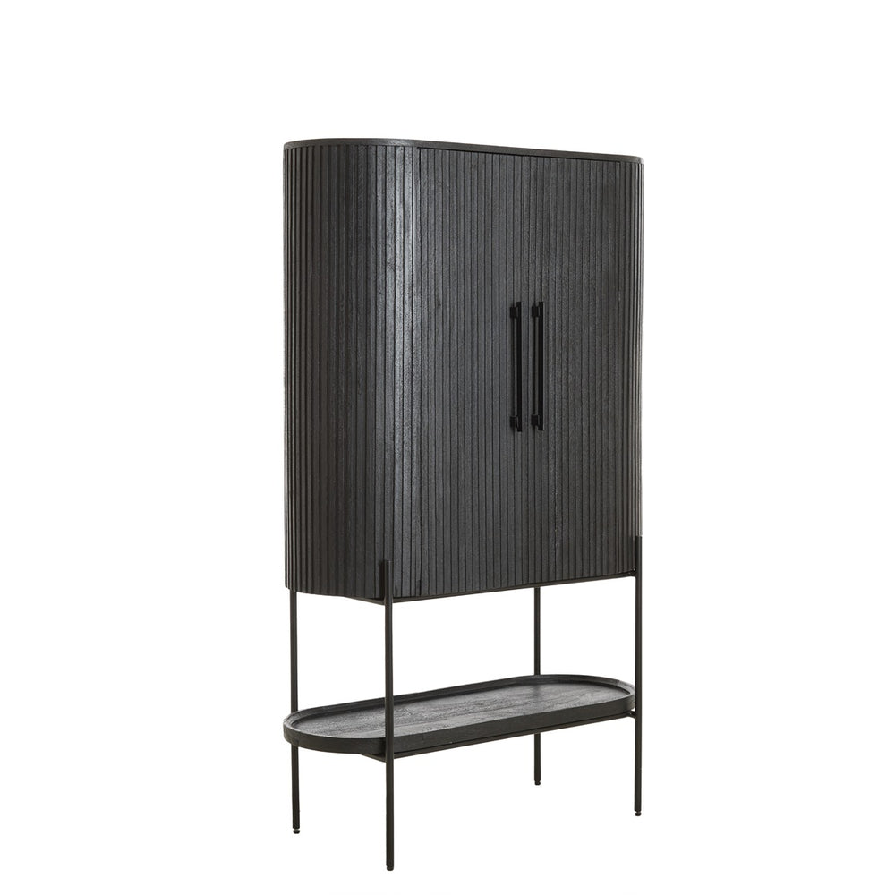 Dumosi Wooden Cabinet - Black Light & Living 2