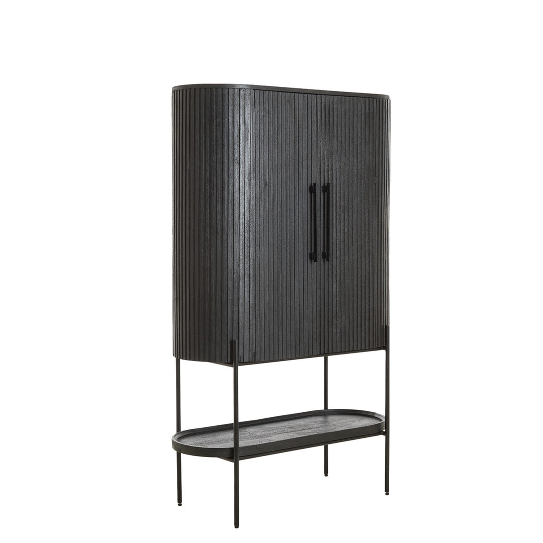 Dumosi Wooden Cabinet - Black Light & Living 2