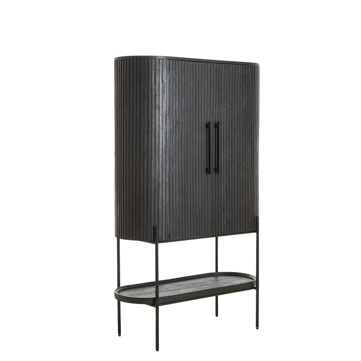 Dumosi Wooden Cabinet - Black Light & Living 2