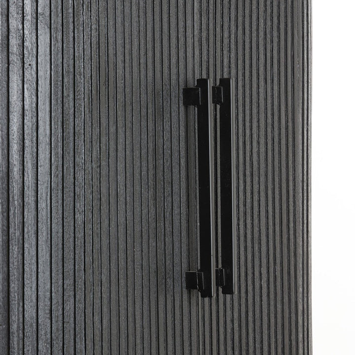 Dumosi Wooden Cabinet - Black Light & Living 7