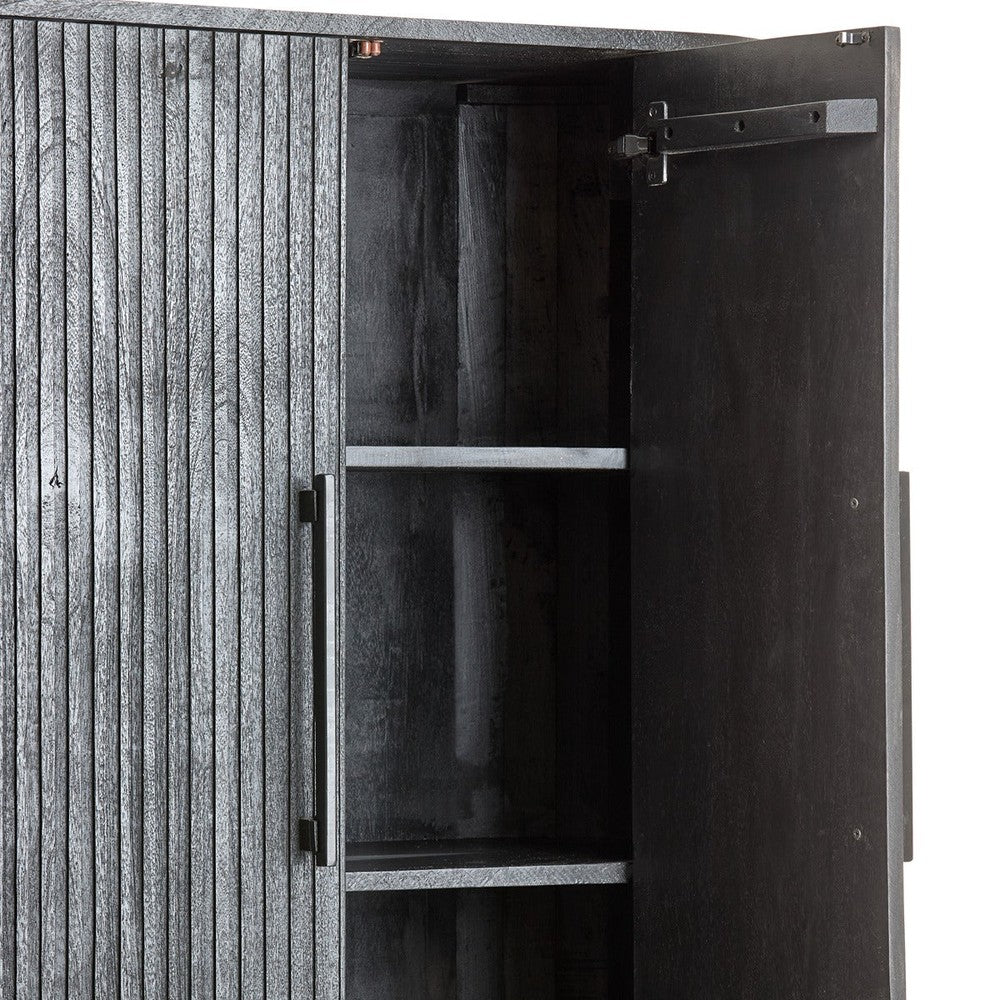 Dumosi Wooden Cabinet - Black Light & Living 9