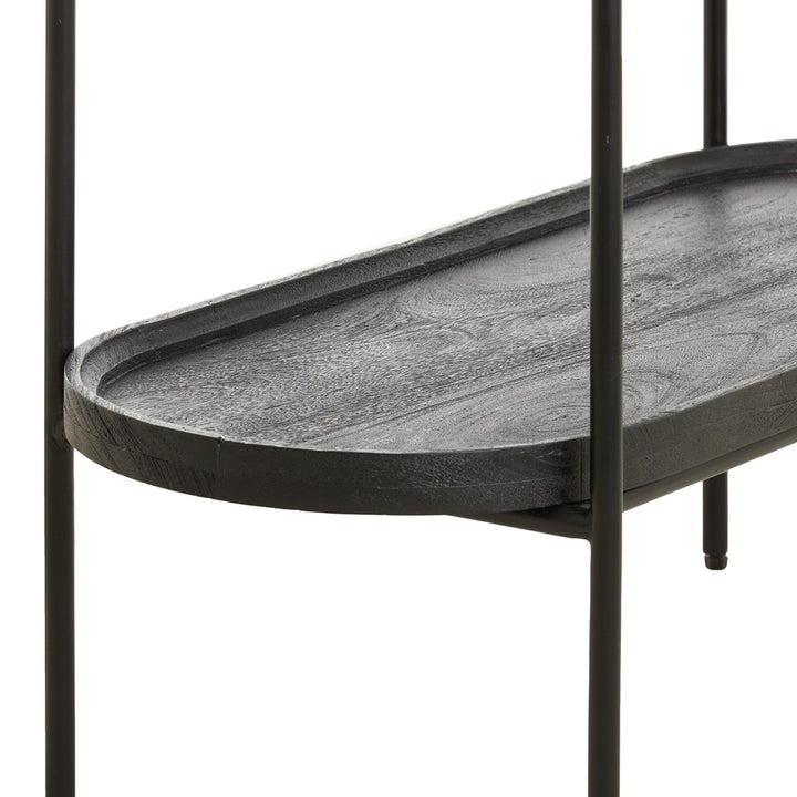 Dumosi Wooden Cabinet - Black Light & Living 10