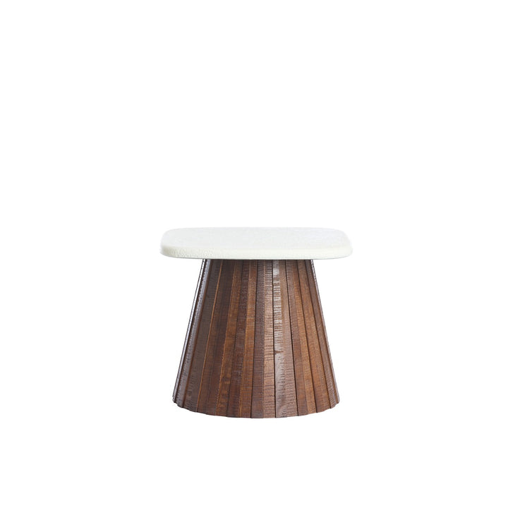 Okato Wooden Side Table - Cream Light & Living 6